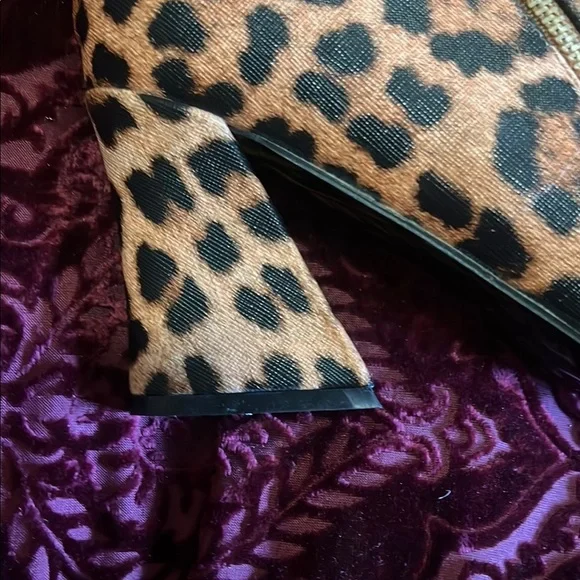 Ninety Union Leopard Print Ankle Boots 10 - Picture 4 of 7